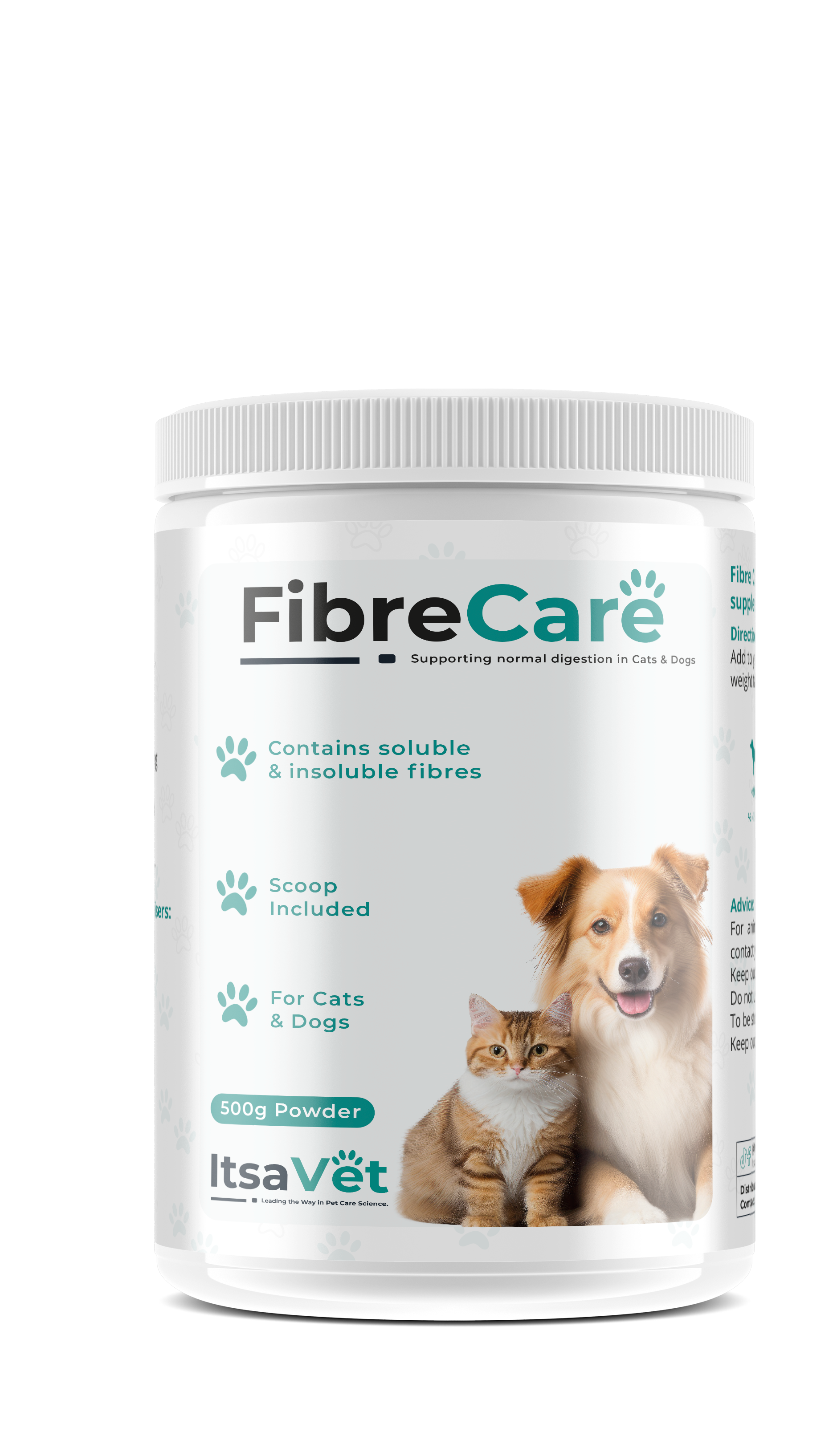 ItsaVet Fibre Care Probiotic Powder for Dogs & Cats