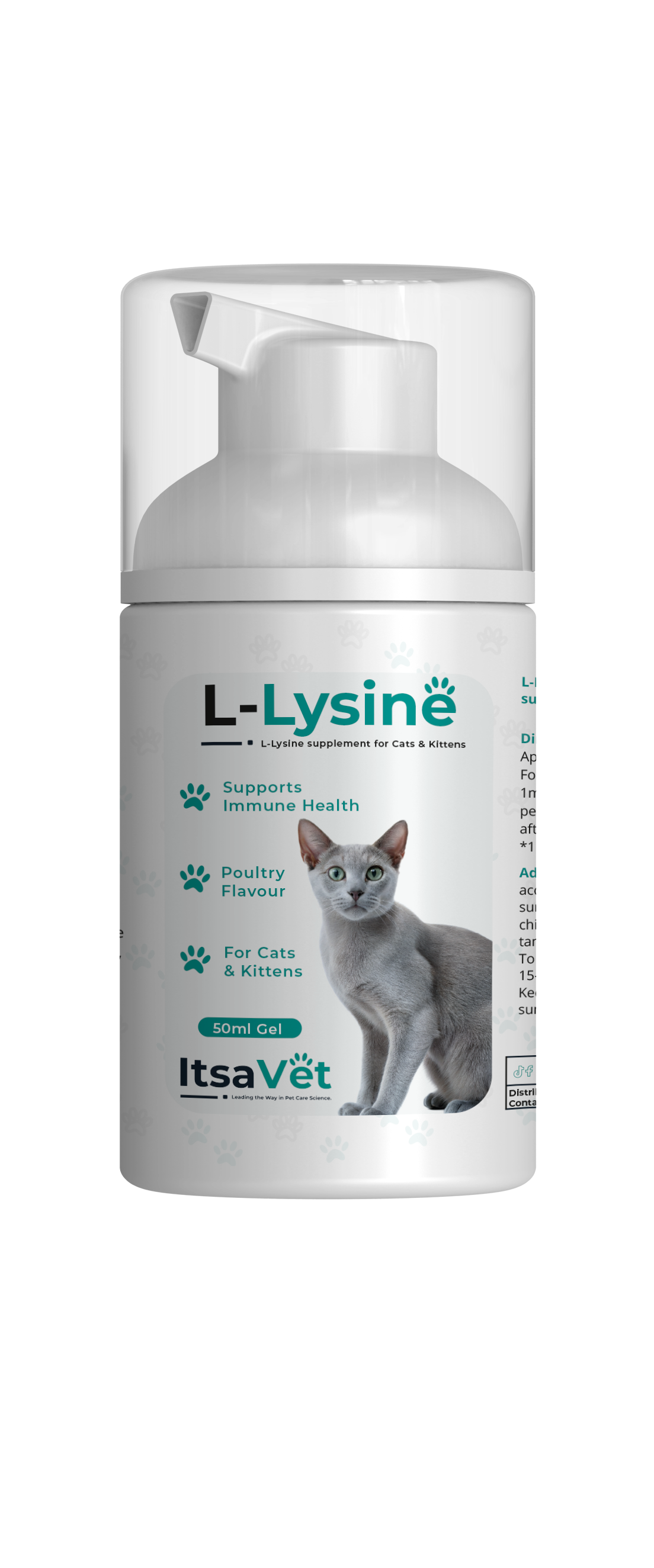 ItsaVet L-Lysine Gel for Cats & Kittens