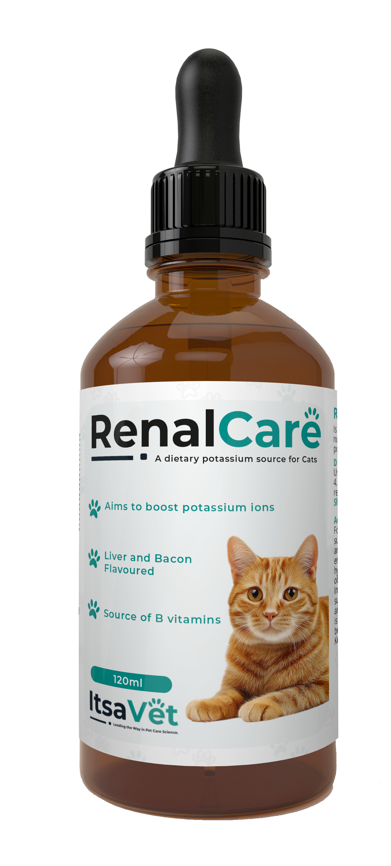 ItsaVet Renal & Potassium Support for Cats – 120ml Liquid